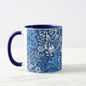 Kunst Nouveau Meerespflanze mit Blumen, Tasse (Links)