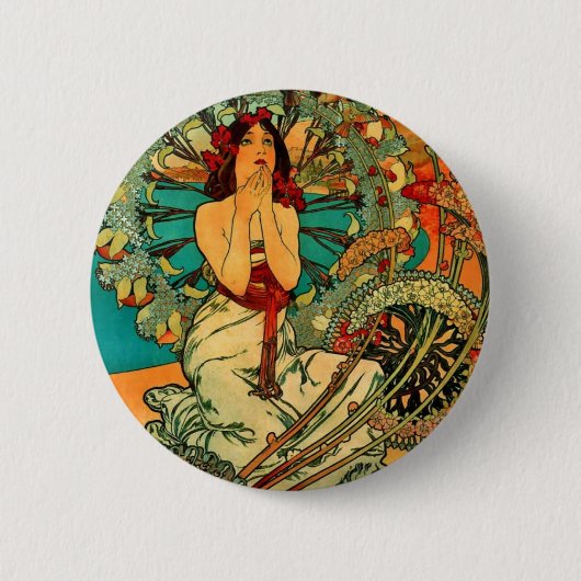 Kunst Nouveau Monacos Monte Carlo Button (Vorderseite)