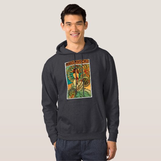 Kunst Nouveau Monacos Monte Carlo Hoodie (Vorne ganz)