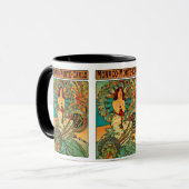 Kunst Nouveau Monacos Monte Carlo Tasse (Vorderseite Links)