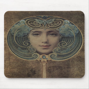 Kunst Nouveau Mousepad Louis Welden Hawkins