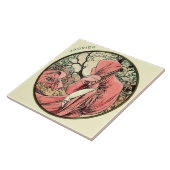 Kunst Nouveau Mucha Kalender Januar Fliese (Seite)