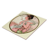 Kunst Nouveau Mucha Kalender September Fliese (Seite)