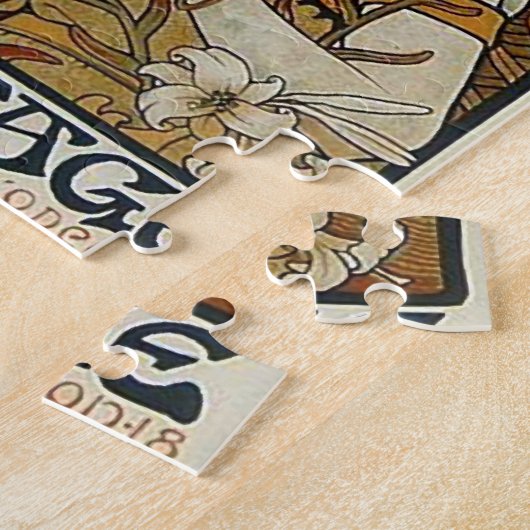 Kunst Nouveau Mucha Puzzlespiel Puzzle (Seite)