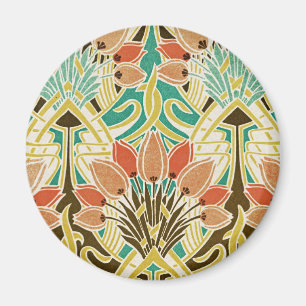 Kunst Nouveau Muster #11 Magnet