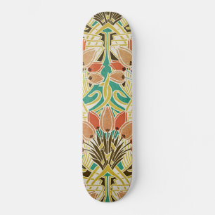 Kunst Nouveau Muster #11 Skateboard