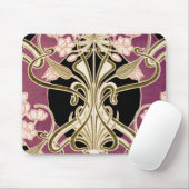 Kunst Nouveau Muster #2 Mousepad (Mit Mouse)