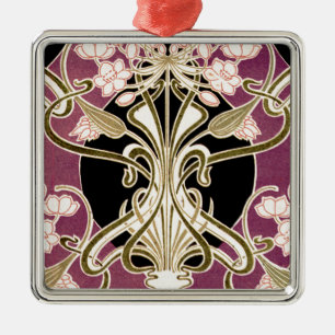 Kunst Nouveau Muster #2 Ornament Aus Metall