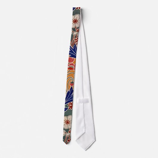 Kunst Nouveau Muster #8 bei Emporio Moffa Krawatte (Rückseite)
