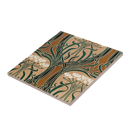 Kunst Nouveau Muster #9 Fliese (Seite)