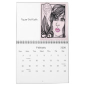 Kunst Nouveau Papierpuppen-Kalender Kalender (Feb 2026)