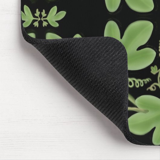 Kunst Nouveau Passionsblume Mousepad (Ecke)