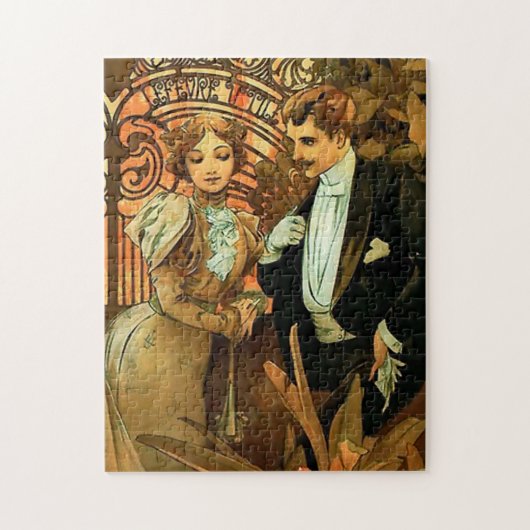 Kunst Nouveau Puzzle (Vertikal)