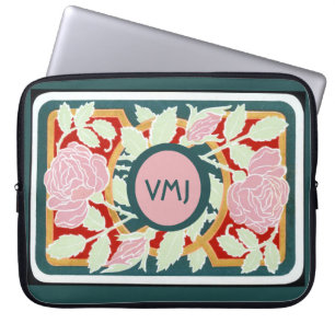 Kunst Nouveau Rebe w/Monogram Laptopschutzhülle