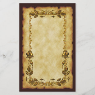 Kunst Nouveau Rosen Briefpapier