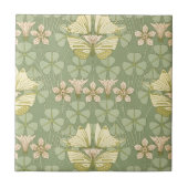 Kunst nouveau Schmetterlinge Fliese (Vorderseite)