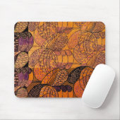 Kunst Nouveau stilisierte Gänseblümchen - Mousepad (Mit Mouse)