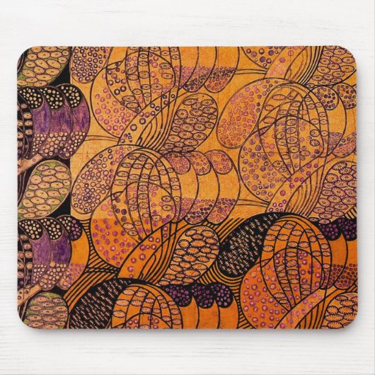 Kunst Nouveau stilisierte Gänseblümchen - Mousepad (Vorne)