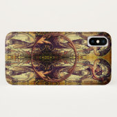 Kunst nouveau stoisches Bronzefrau iphone x Case-Mate iPhone Hülle (Rückseite (Horizontal))