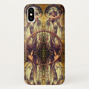 Kunst nouveau stoisches Bronzefrau iphone x Case-Mate iPhone Hülle