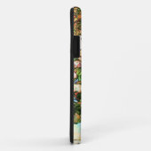 Kunst Nouveau Tiffany beflecktes Glas-Blumen Case-Mate iPhone Hülle (Hinten/Rechts)