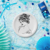 Kunst Nouveau Tinte 1917, die durch mein Pappteller (Party)