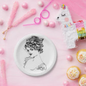 Kunst Nouveau Tinte 1917, die durch mein Pappteller (Party)