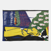 Kunst Nouveau Tinten-Anzeige Geschirrtuch (Horizontal)