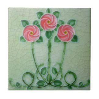 Kunst Nouveau Vintage Fliese