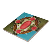 Kunst Nouveau Vintage Fliese (Seite)