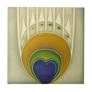 Kunst Nouveau Vintage Fliese