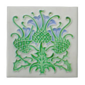 Kunst Nouveau Vintage Fliese (Vorderseite)