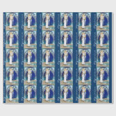 Kunst Nouveau Wassermann-Packpapier Geschenkpapier (Flach)