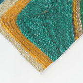 Kunst Oaxacas Mexiko mexikanische Stammes- Boho Fleecedecke (Ecke)