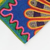 Kunst Oaxacas Mexiko mexikanische Stammes- Boho Fleecedecke (Ecke)