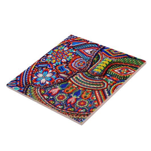 Kunst Oaxacas Mexiko mexikanische Stammes- Boho Fliese (Seite)