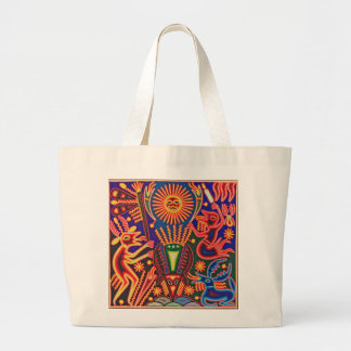 Kunst Oaxacas Mexiko mexikanische Stammes- Boho Jumbo Stoffbeutel