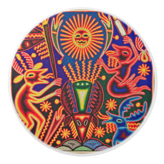 Kunst Oaxacas Mexiko mexikanische Stammes- Boho Keramikknauf