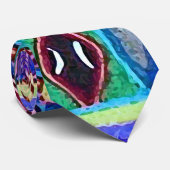 Kunst Oaxacas Mexiko mexikanische Stammes- Boho Krawatte (Gerollt)