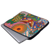 Kunst Oaxacas Mexiko mexikanische Stammes- Boho Laptopschutzhülle (Vorne Knopf)