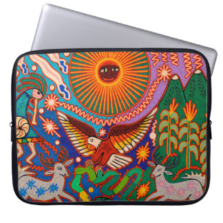 Kunst Oaxacas Mexiko mexikanische Stammes- Boho Laptopschutzhülle