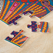 Kunst Oaxacas Mexiko mexikanische Stammes- Boho Puzzle (Seite)