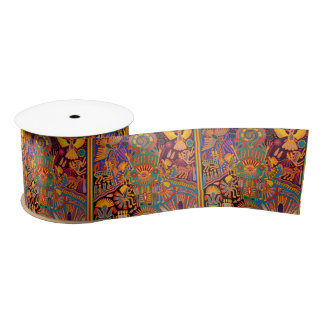 Kunst Oaxacas Mexiko mexikanische Stammes- Boho Satinband