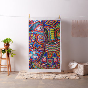 Kunst Oaxacas Mexiko mexikanische Stammes- Boho Stoff