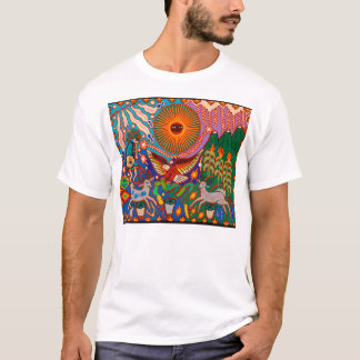 Kunst Oaxacas Mexiko mexikanische Stammes- Boho T-Shirt