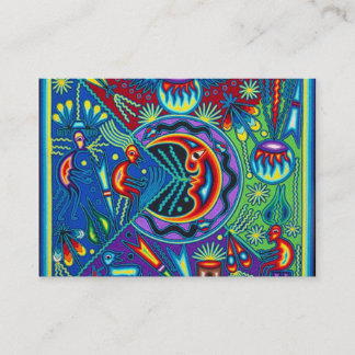 Kunst Oaxacas Mexiko mexikanische Stammes- Boho Visitenkarte