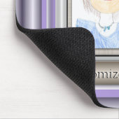 Kunst oder Foto Ihres Kindes ausschalten Mousepad (Ecke)