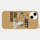 Kunst oder Snack? Die Bananendebatte Case-Mate iPhone Hülle (Rückseite (Horizontal))