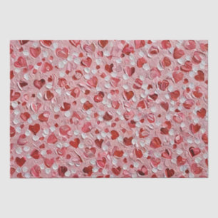Kunst Öl Herz Design Druck Seidenpapier