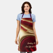 Kunst-One-Biss-Schaffen zu einer Zeit - Weihnachte Schürze (Getragen)